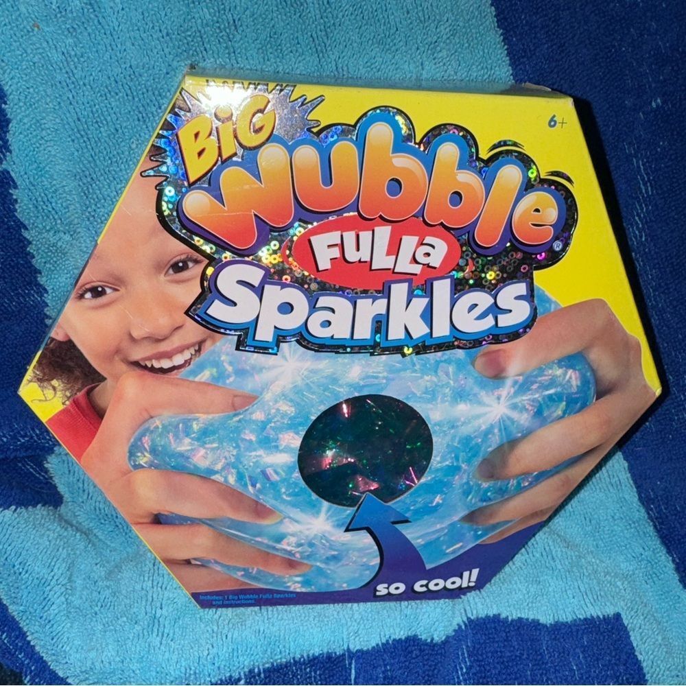 Big Wubble full of sparkles 
New in original packaging